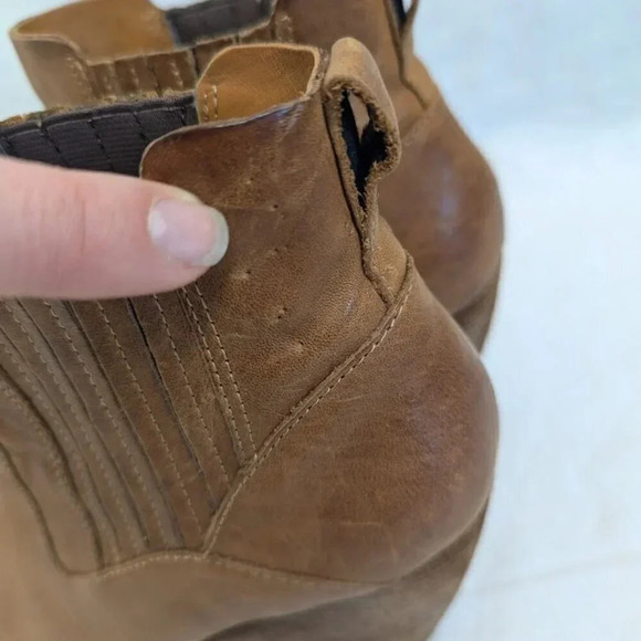 Korkease Chandra brown leather bootie, women's size 9.5 - Picture 4 of 13